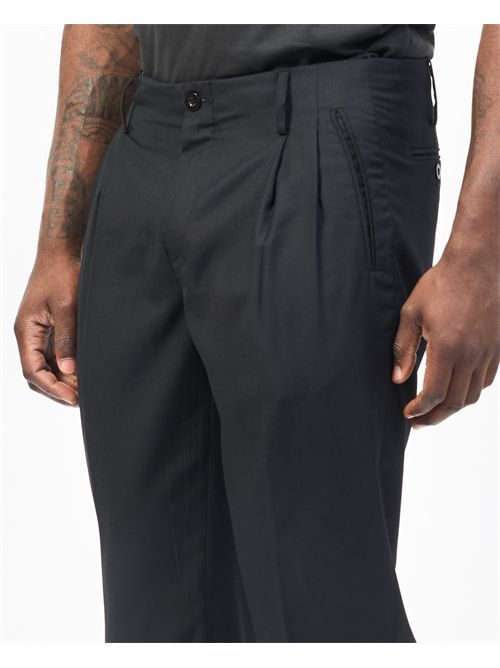 Richmond X Pleated Trousers RICHMOND X | UMP25225PABLACK